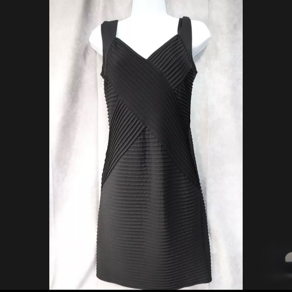 Calvin Klein Dresses & Skirts - Calvin Klein Black Ribbed Sheath Dress Size 12